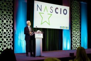 NASCIO Annual Conference 2021. Podium Photo by Alabasto Photography.