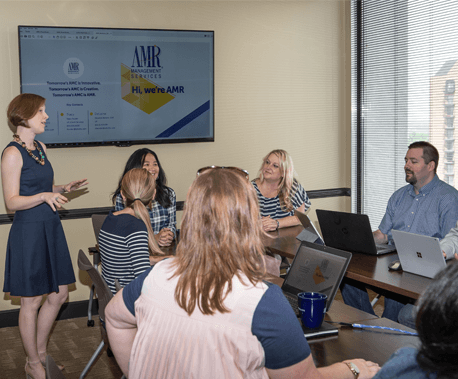 AMR Team Having A Meeting