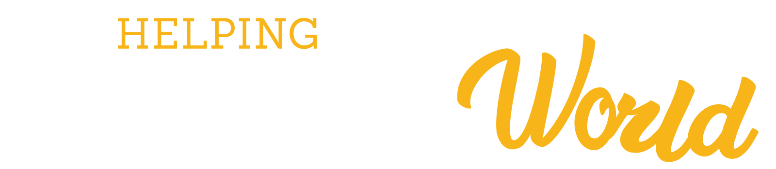 Graphic with text "Helping Associations Change The World"
