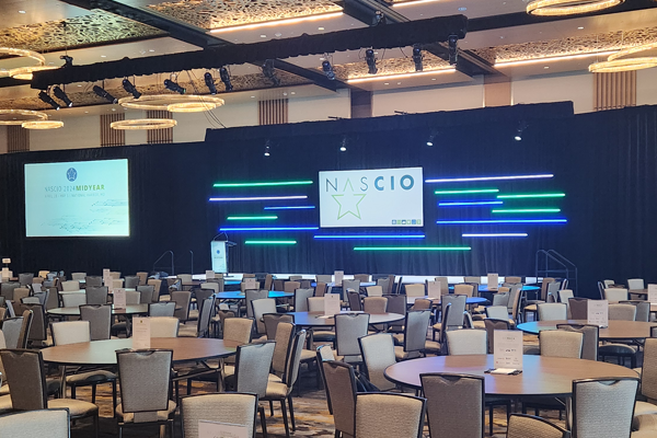 Photo of the NASCIO stage